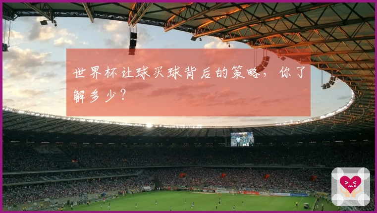 世界杯让球买球背后的策略，你了解多少？